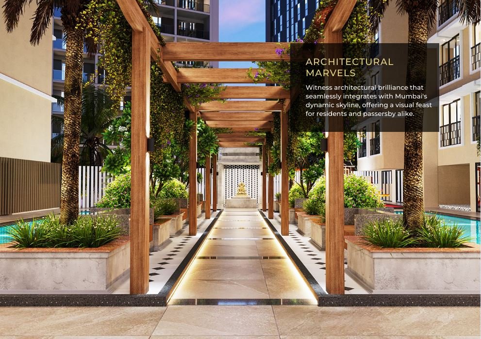 Beautiful Building Interiors and Green Open Spaces – Devbhoomi – Abode of Mumbai Jogeshwari East