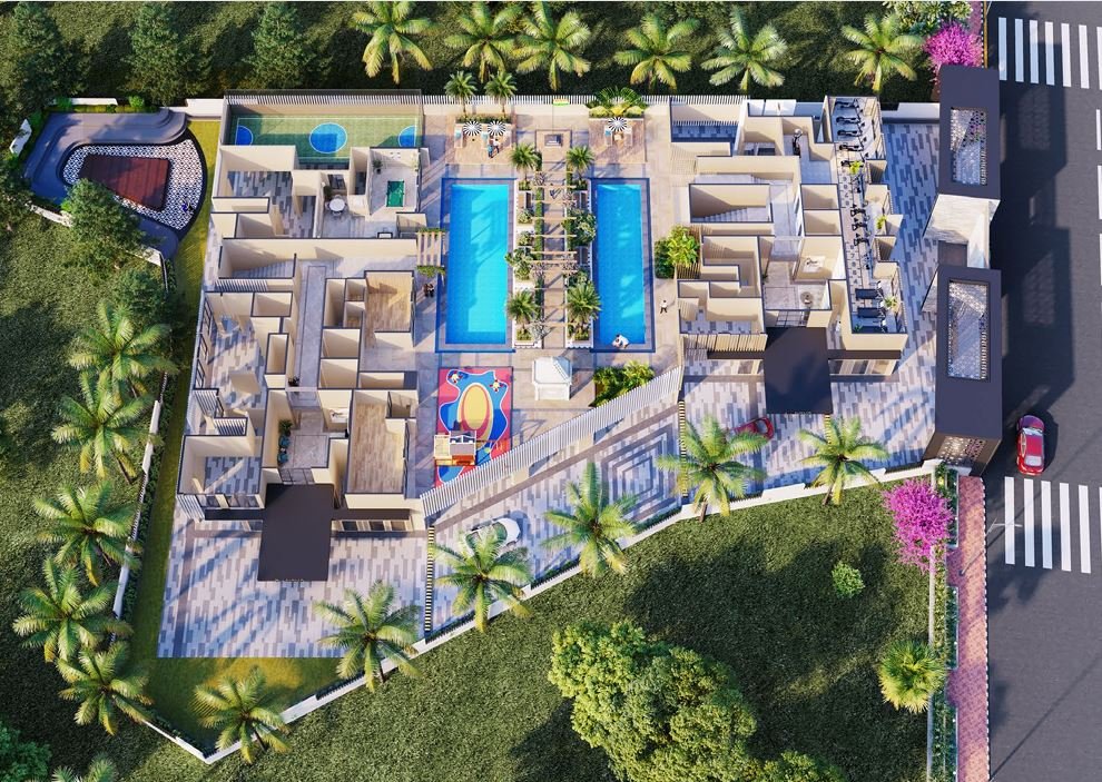 Top View of Towers – Devbhoomi – Abode of Mumbai Jogeshwari East