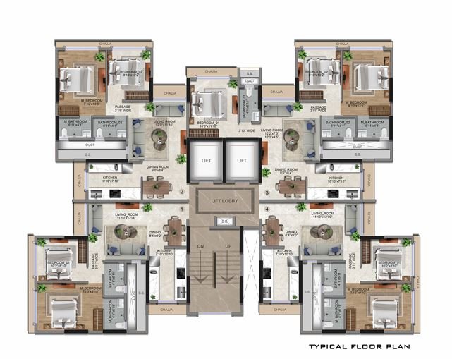 Detailed Floor Map – Devbhoomi – Abode of Mumbai Jogeshwari East