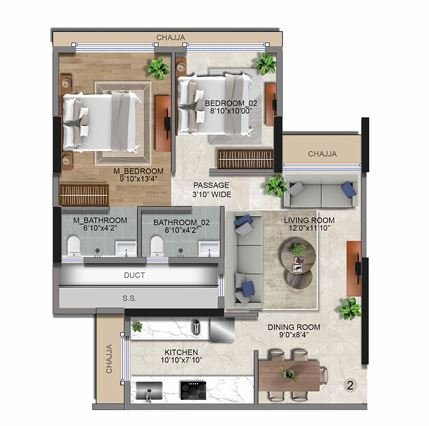 Detailed Floor Map – Devbhoomi – Abode of Mumbai Jogeshwari East