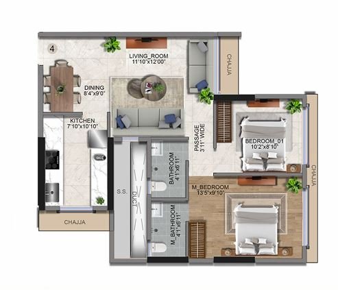 Detailed Floor Map – Devbhoomi – Abode of Mumbai Jogeshwari East