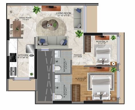 Detailed Floor Map – Devbhoomi – Abode of Mumbai Jogeshwari East