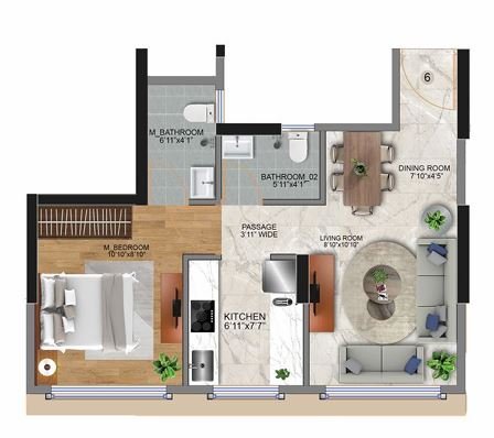 Detailed Floor Map – Devbhoomi – Abode of Mumbai Jogeshwari East