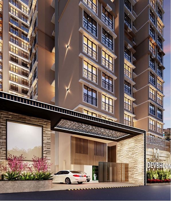 Night View of Illuminated Towers – Devbhoomi – Abode of Mumbai Jogeshwari East